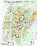 龙兴组团、鱼嘴组团、茶园组团、界石组团