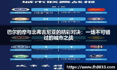 巴尔的摩与北弗吉尼亚的精彩对决：一场不可错过的城市之战